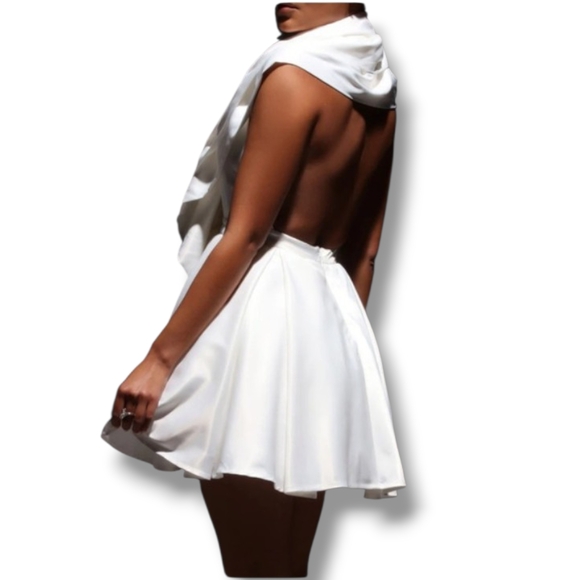 Nova Luxe Rebecca Ruffled Mini Dress- Size Large- NWOT - Picture 4 of 9